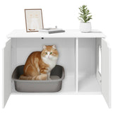 Cat House White 85 x 55 x 50.5 cm Engineered Wood 8000716
