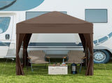 2 x 2 m Garden Pop Up Gazebo, Wedding Party Tent Marquee, Water Resistant Awning Canopy with T3398P314112