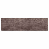 Rug Runner MARSA Grey 80 x 400 cm Polyester and PVC 42023195