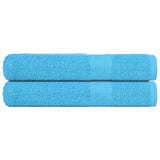 Towels "FROGN" 2 pcs Turquoise 100x200 cm 360 gsm 136986