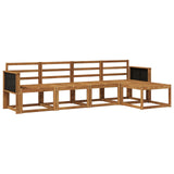 Outdoor Sofa Set 5 pcs Natural Solid Acacia Wood 3385120