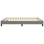 Bed Frame without Mattress Dark Grey 180x200 cm Super King Fabric 3120533