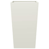 ZNTS Garden Planter White 45x45x75 cm Steel 851096