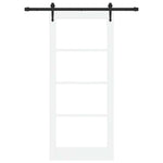 Sliding Door Manual ORKDAL White 86 x 198.5 cm Wood and metal 3332452