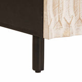 Coffee Table with Drawer White 80 x 54 x 40 cm Solid Mango Wood 4017877