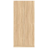 Wardrobe Sonoma Oak 90x52x200 cm Engineered Wood 800633
