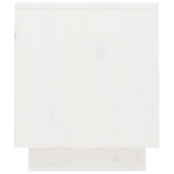 TV Cabinet White 70x34x40 cm Solid Wood Pine 818236