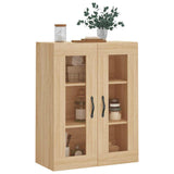Wall Mounted Cabinet Sonoma Oak 69.5x34x90 cm Engineered Wood 834989