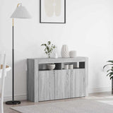 Sideboard Grey Sonoma 116 x 30 x 75 cm Engineered Wood 3333881