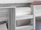 Bunk Bed for Kids Grey Sonoma 90 x 190 cm Engineered Wood 3410400