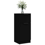 Sideboard Black 30x30x70 cm Engineered Wood 811117