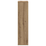 Bookcase Artisian Oak 50x25x105 cm Engineered Wood 852797