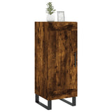 Sideboard Smoked Oak 34.5x34x90 cm Engineered Wood 830473