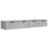 Wall Cabinets 2 pcs Concrete Grey 68x30x20 cm Engineered Wood 3115895