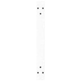 Coffee Table Legs V-Shape 2 pcs White 60x cm Steel 4012533