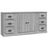 Sideboards 3 pcs Grey Sonoma Engineered Wood 3185237
