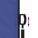 Retractable Side Awning Blue 140x1000 cm 4004716