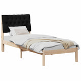 Bed Frame with Upholstered Headboard Brown 80 x 200 cm 878851
