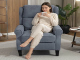 Recliner Armchair with Extended Leg Rest - Grey T3398P424906