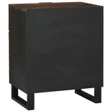 Bedside Cabinet Walnut 50 x 33 x 60 cm Solid Acacia wood 4018016