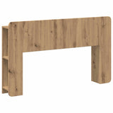 Headboard Cabinet with Storage Artisan Oak Engineered Wood 8001209