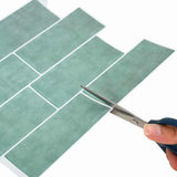 Decorative Stickers 20 pcs Grey Green 29 x 21 cm 42021246