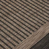 Outdoor Flatweave Rug 100x200 cm Dark Brown 340843