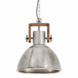 320530 Industrial Hanging Lamp 25 W Silver Round 30 cm E27