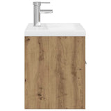 Sink Cabinet with Built-in Basin and Faucet Artisan Oak 3328906