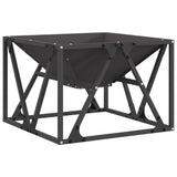 Fire Pit Black 50 x 50 x 35 cm Steel 858992