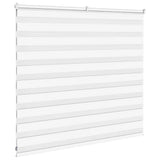 Zebra Blind White 155x100 cm Fabric Width 150.9 cm Polyester 4014740