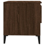 Side Tables 2 pcs Brown Oak 50x46x50 cm Engineered Wood 819563
