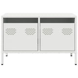 TV Cabinet White 68x39x43.5 cm Cold-rolled Steel 851237