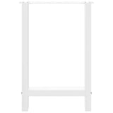 Dining Table Legs White 2 pcs 60x cm Steel 4013305