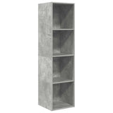 Wall-mounted TV Cabinet Concrete Grey 37x37x142.5 cm Engineered Wood 805493