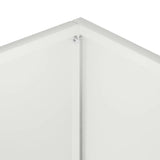 Garden Planter 2 pcs White 40 x 20 x 50 cm Cold-rolled Steel 8005417
