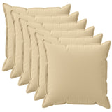 Cushion with Pillow HOUTEN 6 pcs Beige Polyester 935273