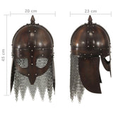 Viking Warrior Helmet Antique Replica LARP Copper Steel 286224