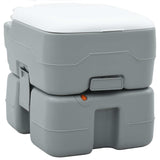 Portable Camping Toilet Grey and white 41.5 x 36.5 x 37.5 cm 42001437