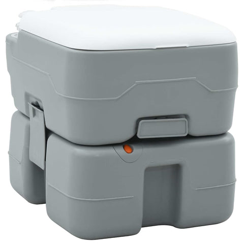 Portable Camping Toilet Grey and white 41.5 x 36.5 x 37.5 cm 42001437