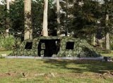 Family Tent Tunnel 6-Person Camouflage Waterproof 4009421