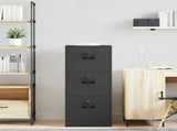 File Cabinet Black 45.5 x 42 x 106.5 cm Cold-Rolled Steel 891616