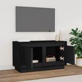 TV Cabinet Black 80x35x45 cm Engineered Wood 819853