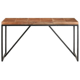 Dining Table 140x70x76 cm Solid Acacia and Mango Wood 323548
