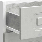 Kitchen Base Cabinet Kalmar Concrete Grey Engineered Wood 854283