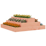 Planter 80x80x27 cm Solid Wood Douglas 823897