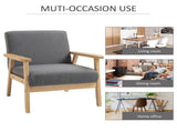 Minimalistic Wooden Frame Accent Chair, with Padded Seat T3398P343020