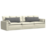 Sofa Pillows 2 pcs Dark Grey 120 x 40 cm Fabric 42013813