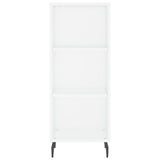 Highboard White 34.5x34x180 cm Engineered Wood 3198993