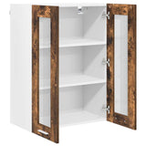 Hanging Cabinet Smoked Oak 60 x 31 x 80 cm Engineered Wood 884318